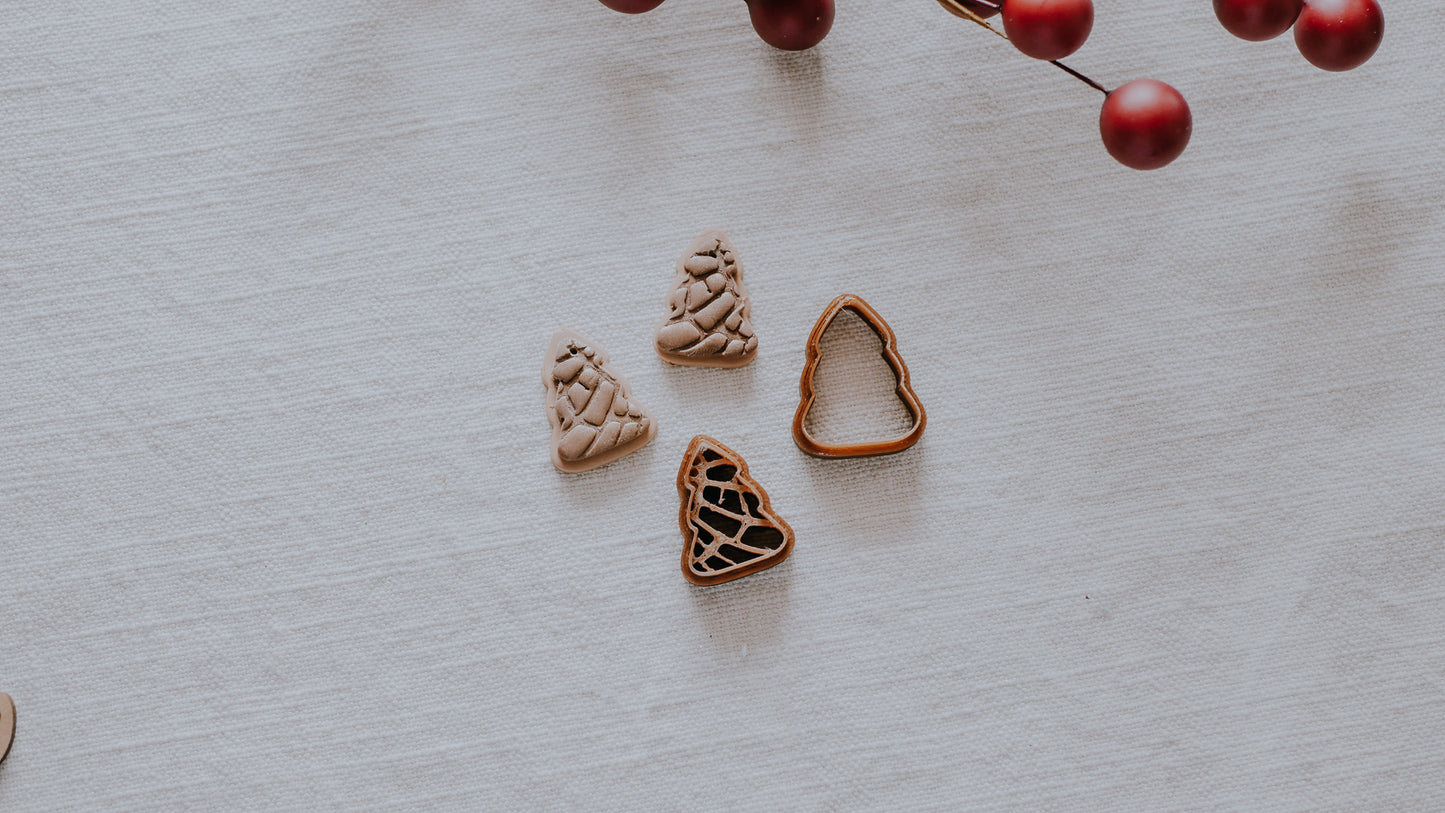 Concha Christmas Tree Polymer Clay Cutter image 4