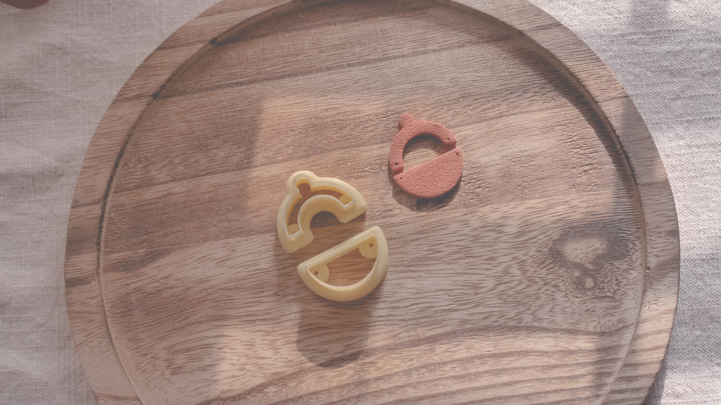 Half Moon Arch Polymer Clay Cutter Set image 0