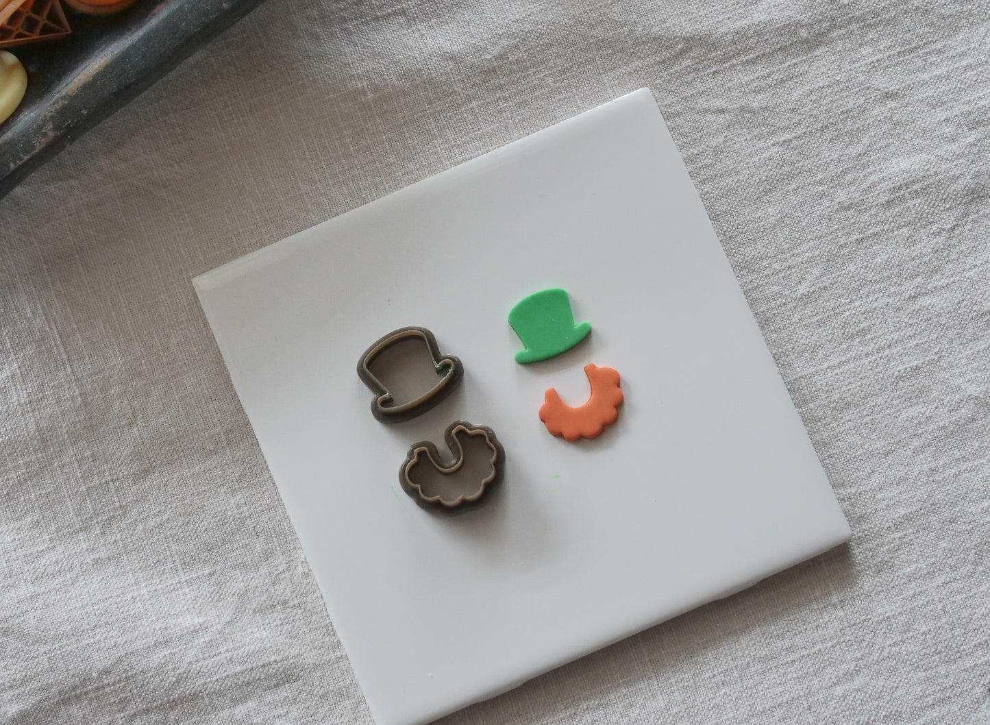 Leprechaun Polymer Clay Cutter Set image 2