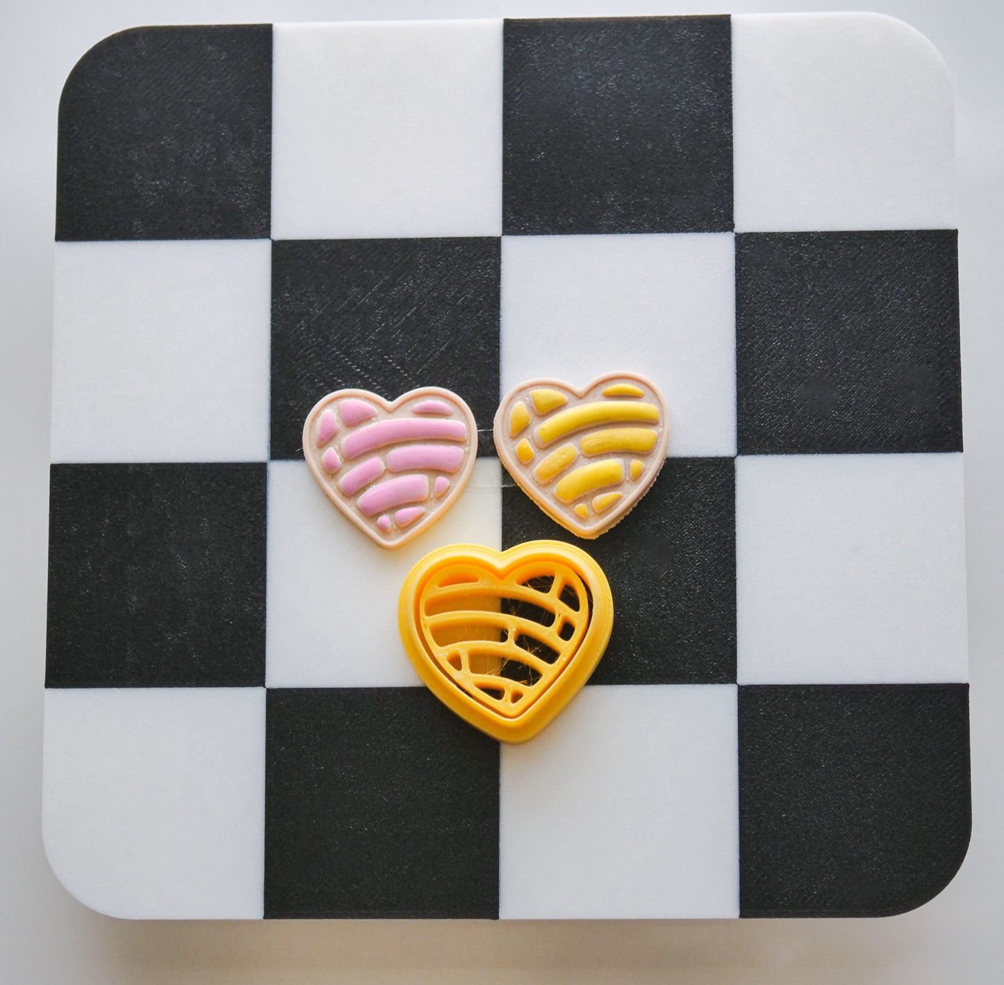 Concha Heart Polymer Clay Cutter Set image 4