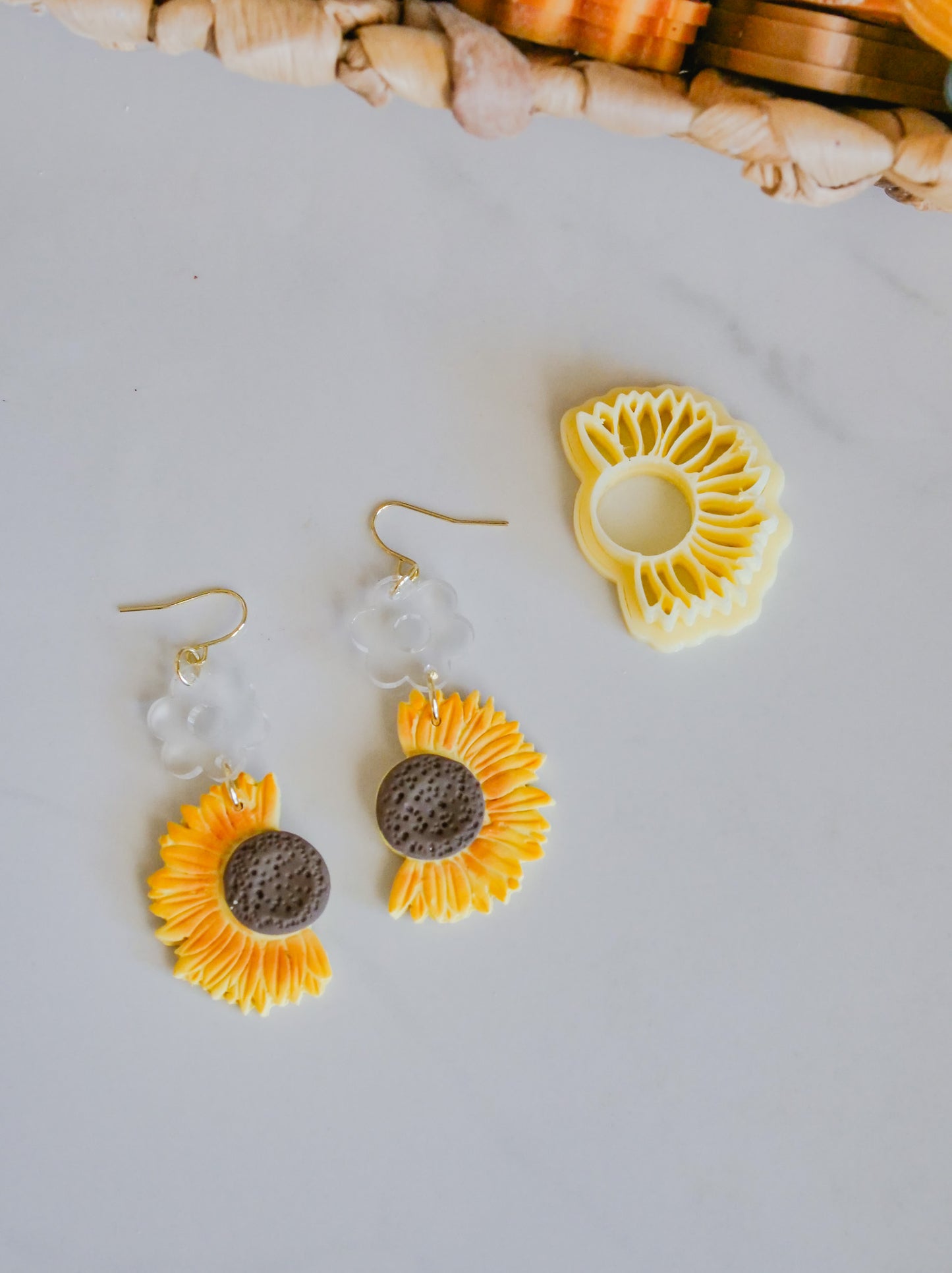 Sunflower Polymer Clay Cutter image 0