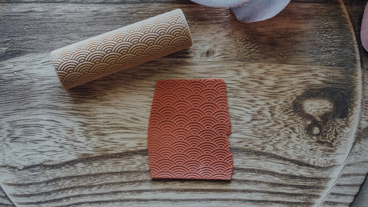 Scallop Textured Roller For Polymer Clay image 2