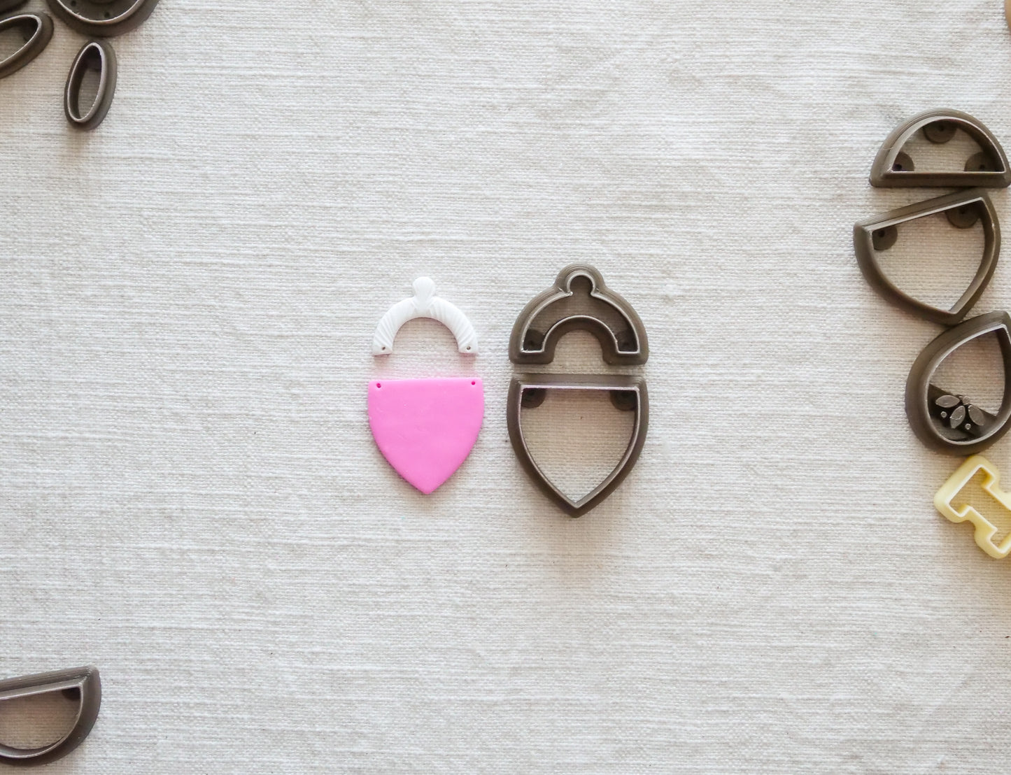 Abstract Polymer Clay Cutter Set image 2