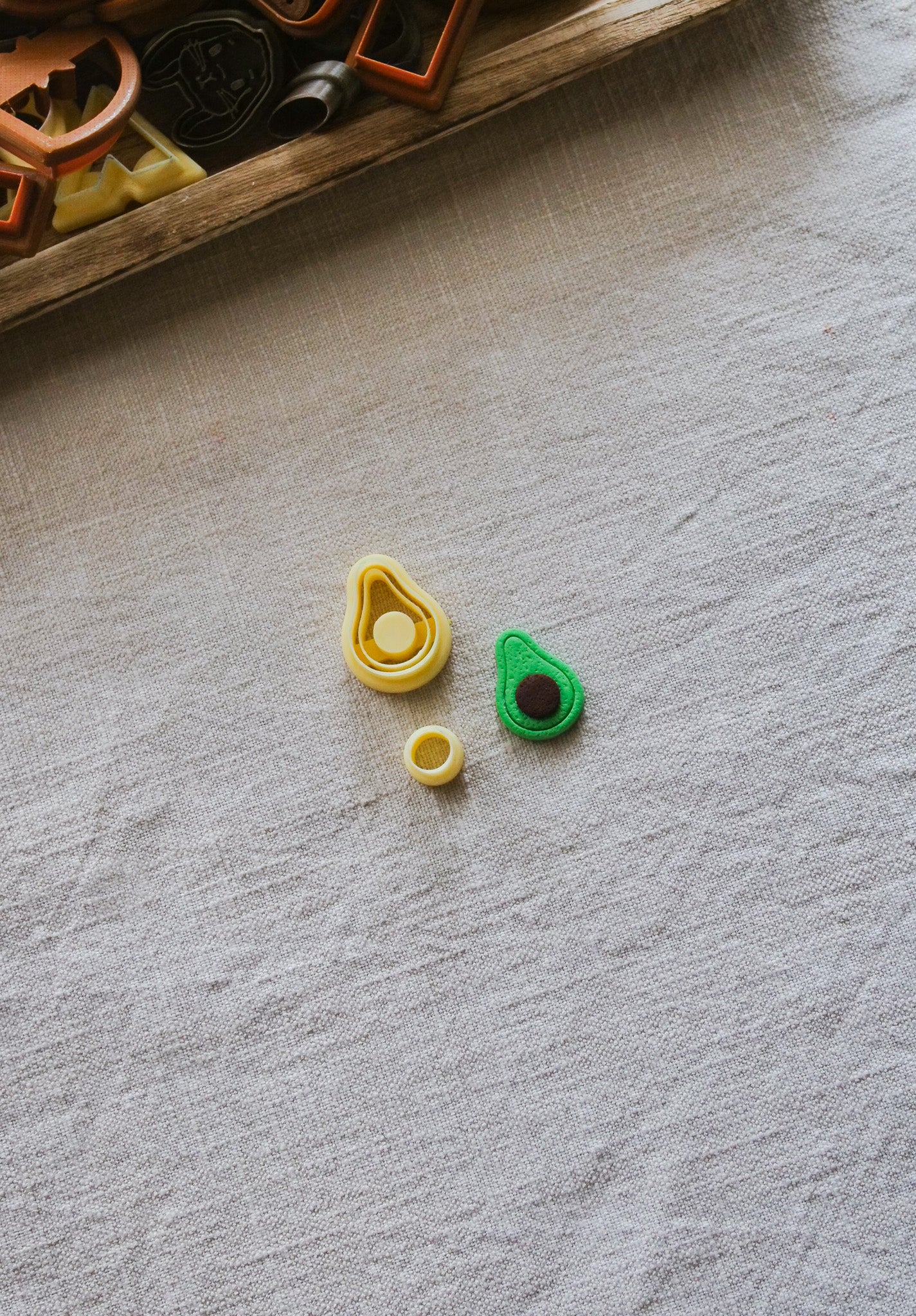 Avocado Clay Cutter Set image 1
