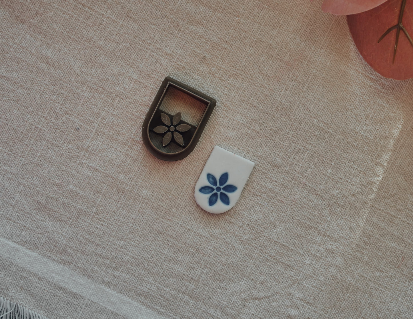 Talavera Arch Flower Polymer Clay Cutter image 1