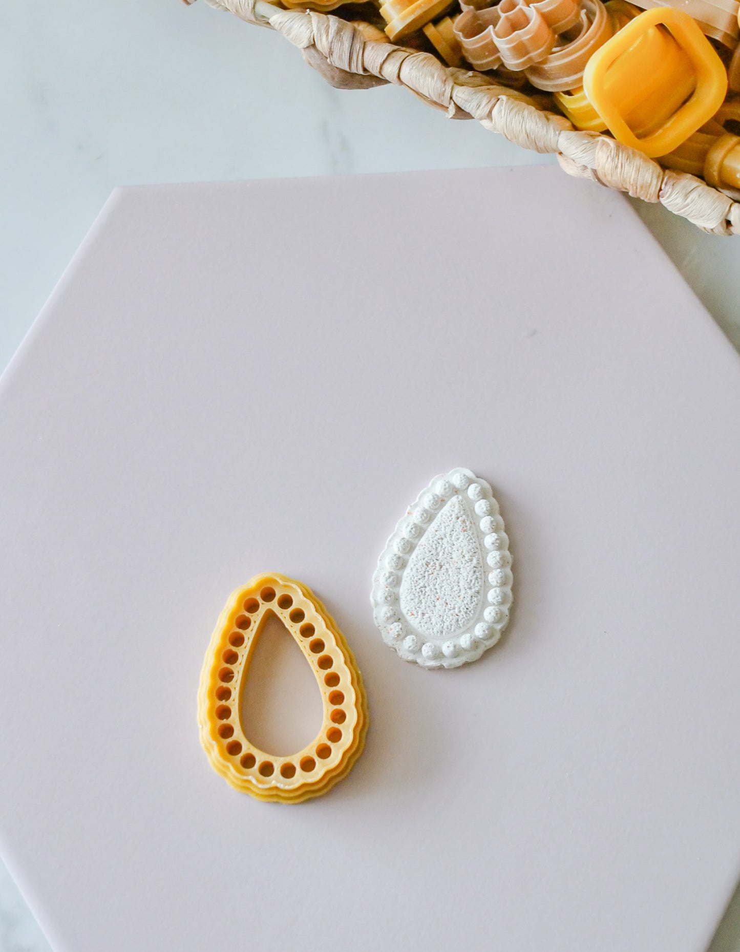 Teardrop Stone Polymer Clay Cutter image 1