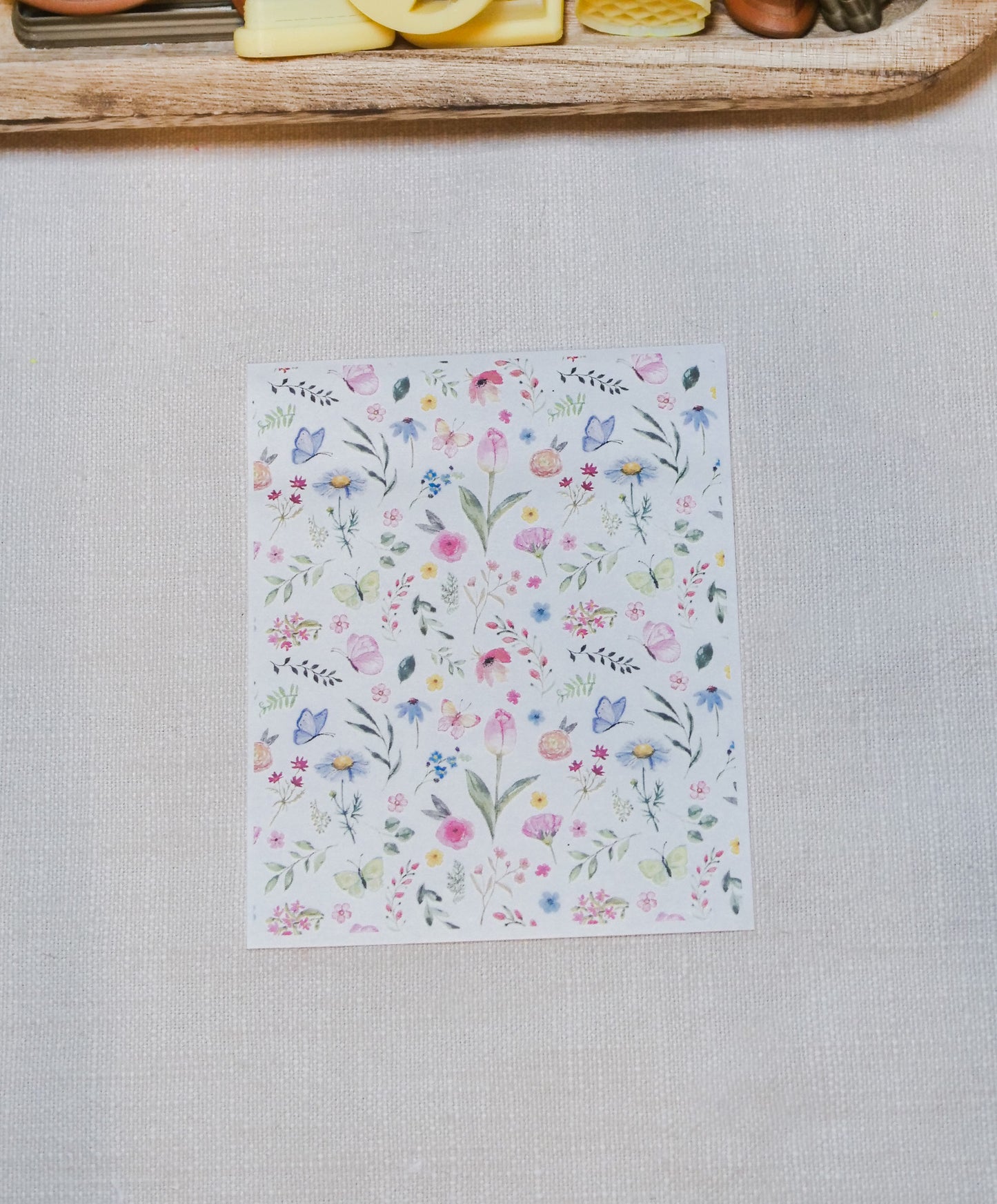 Spring Butterflies Transfer Sheet image 1
