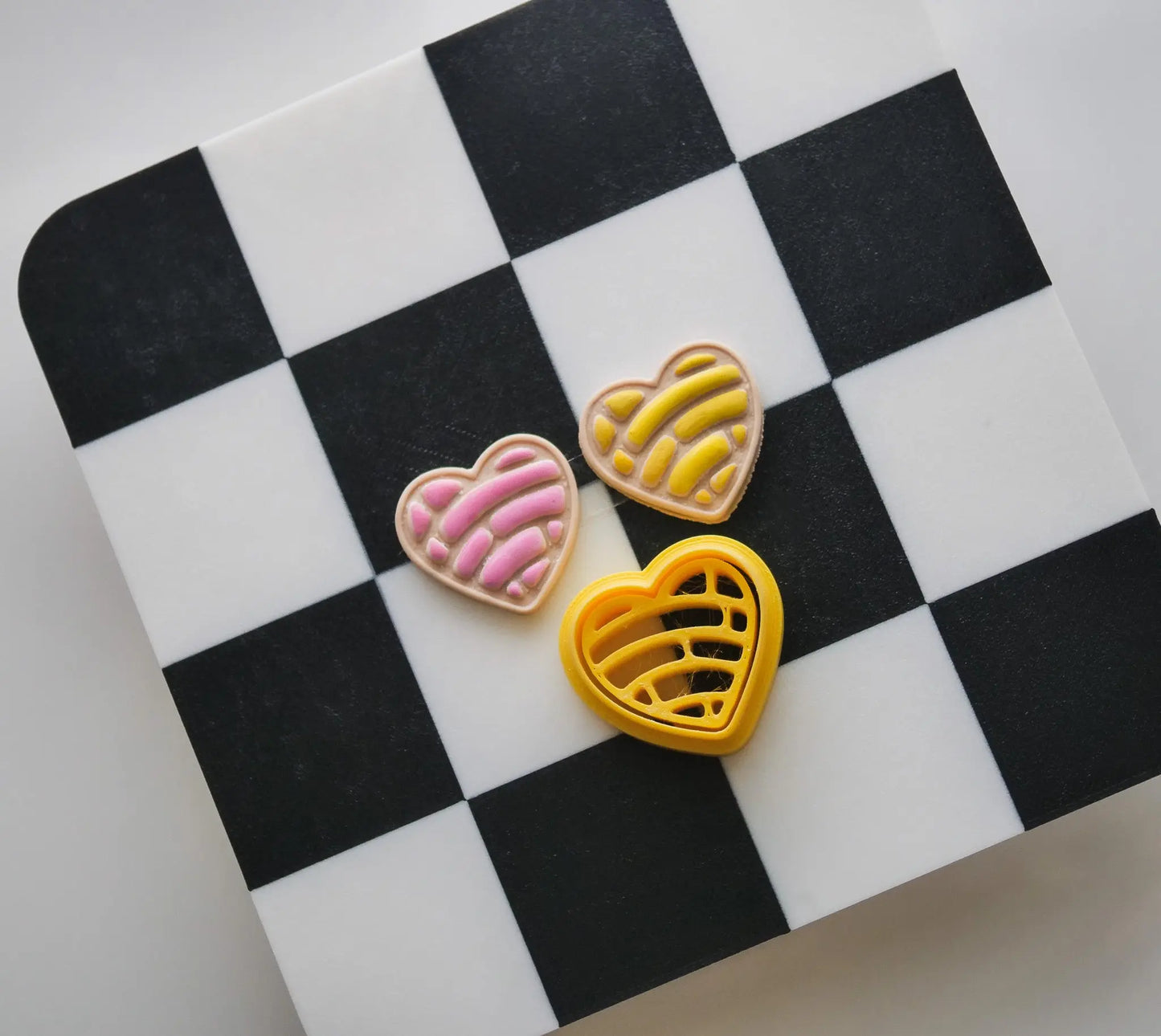 Concha Heart Polymer Clay Cutter Set image 3