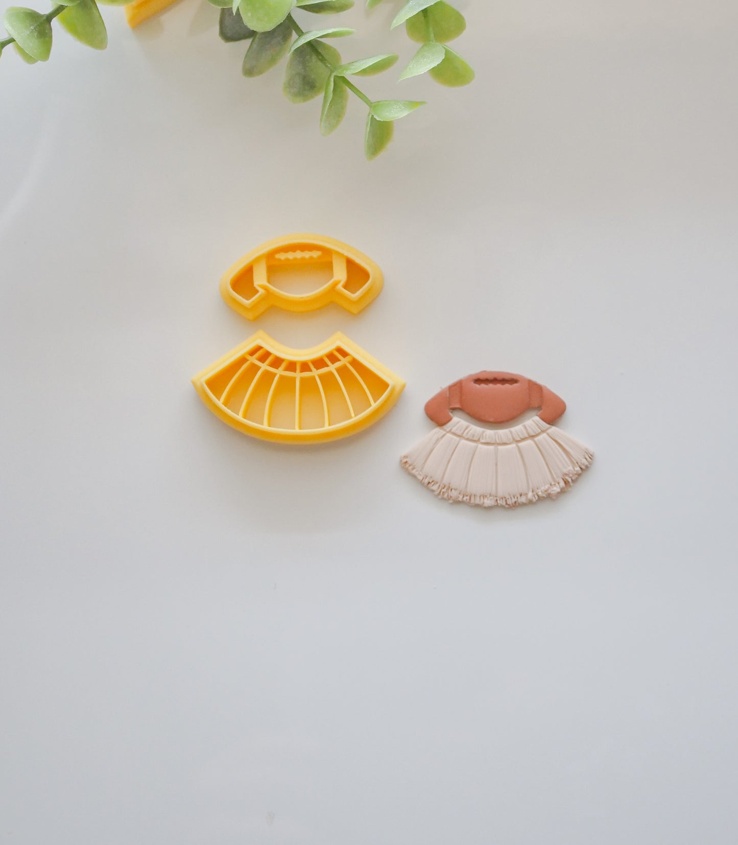 Football Macrame Polymer Clay Cutter image 1