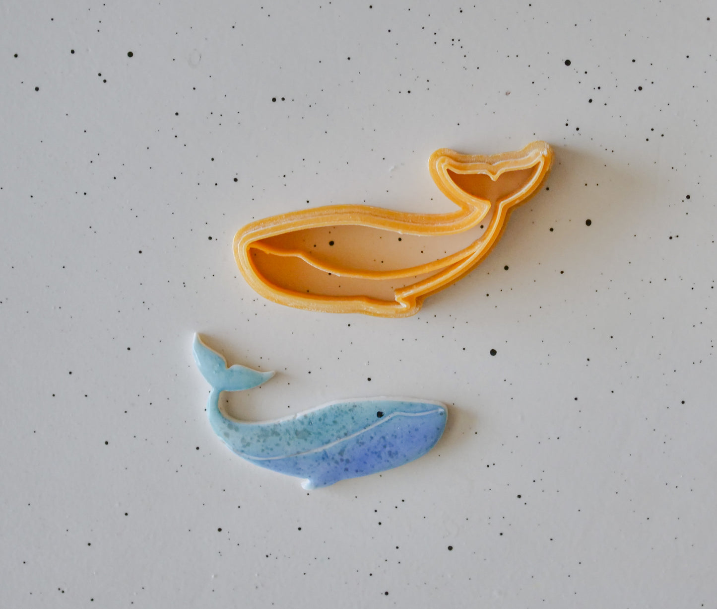 Blue Whale Shape Polymer Clay Cutter image 0