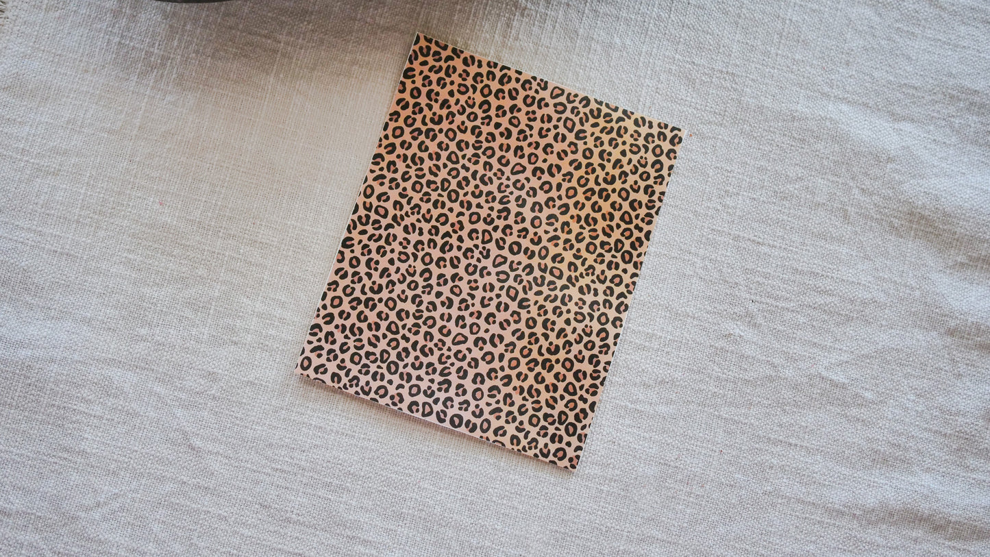 Cheetah Polymer Clay Transfer Sheets image 1