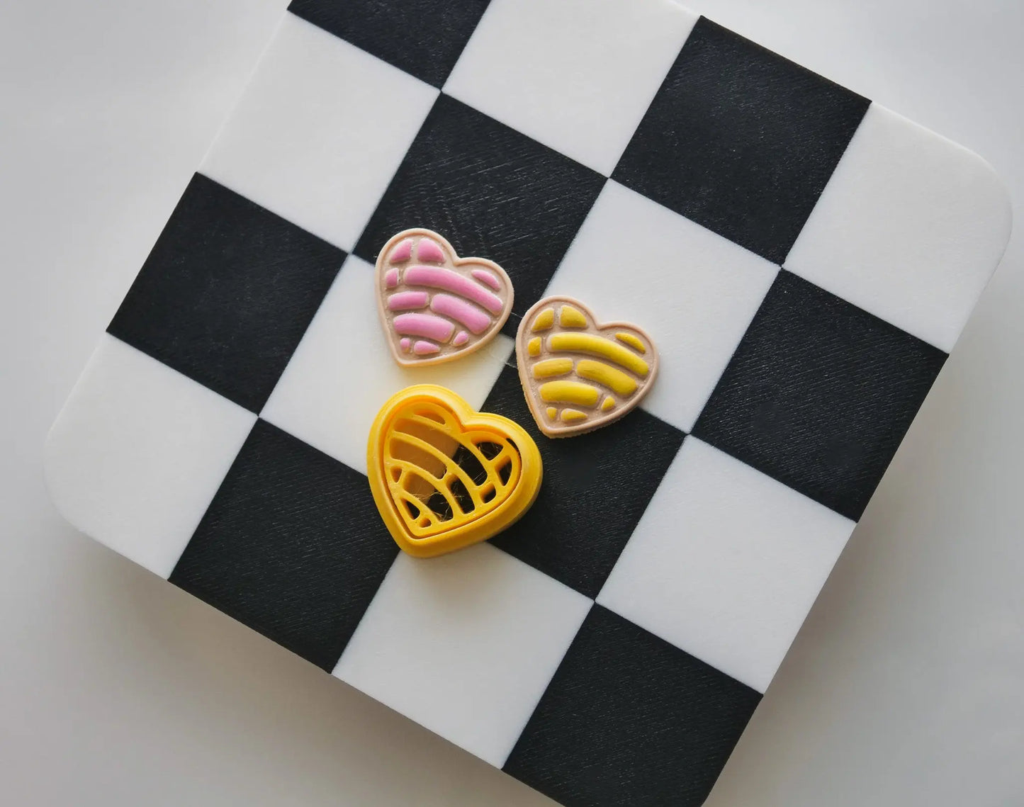 Concha Heart Polymer Clay Cutter Set image 2