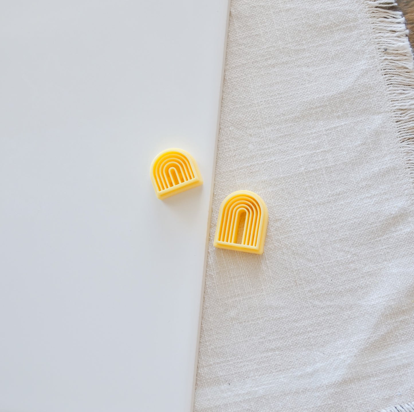 Lined Arch Polymer Clay Cutters image 0