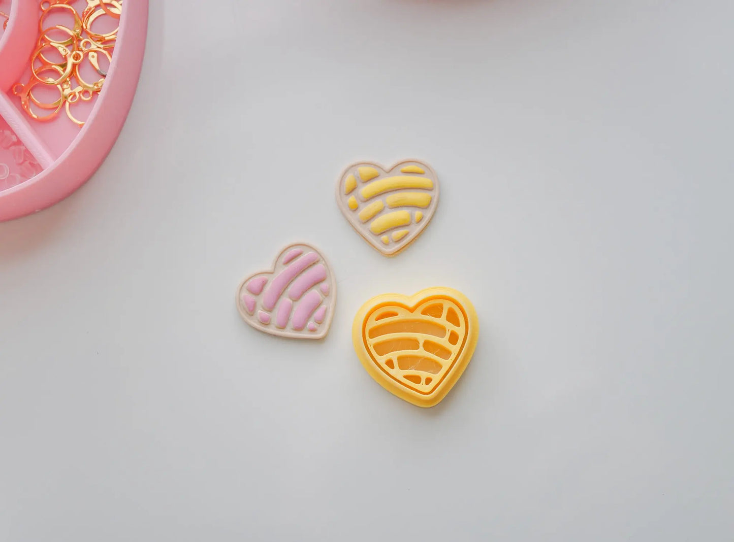 Concha Heart Polymer Clay Cutter Set image 0