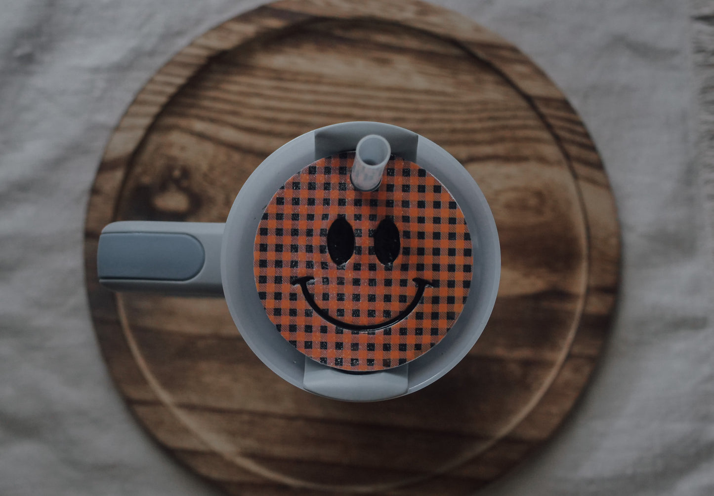 Smiley Face Stanley Cup Cutters image 0