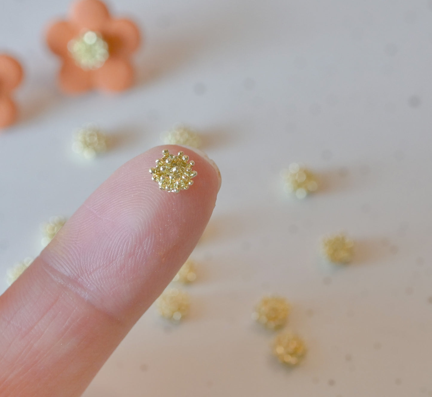 6 mm Zinc Allow Flower Finding | Set of 2 image 2