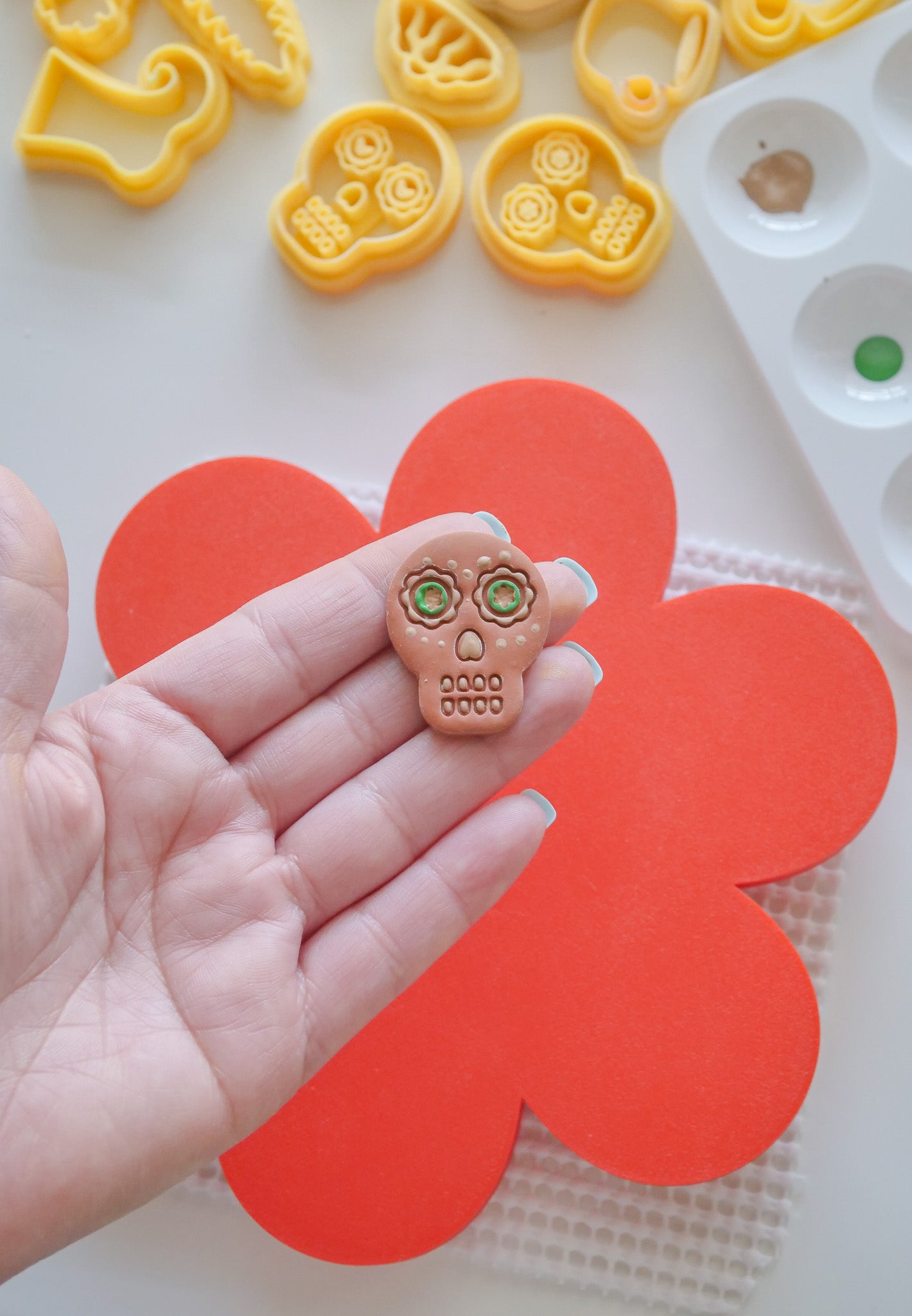 Calavera Polymer Clay Cutter image 3