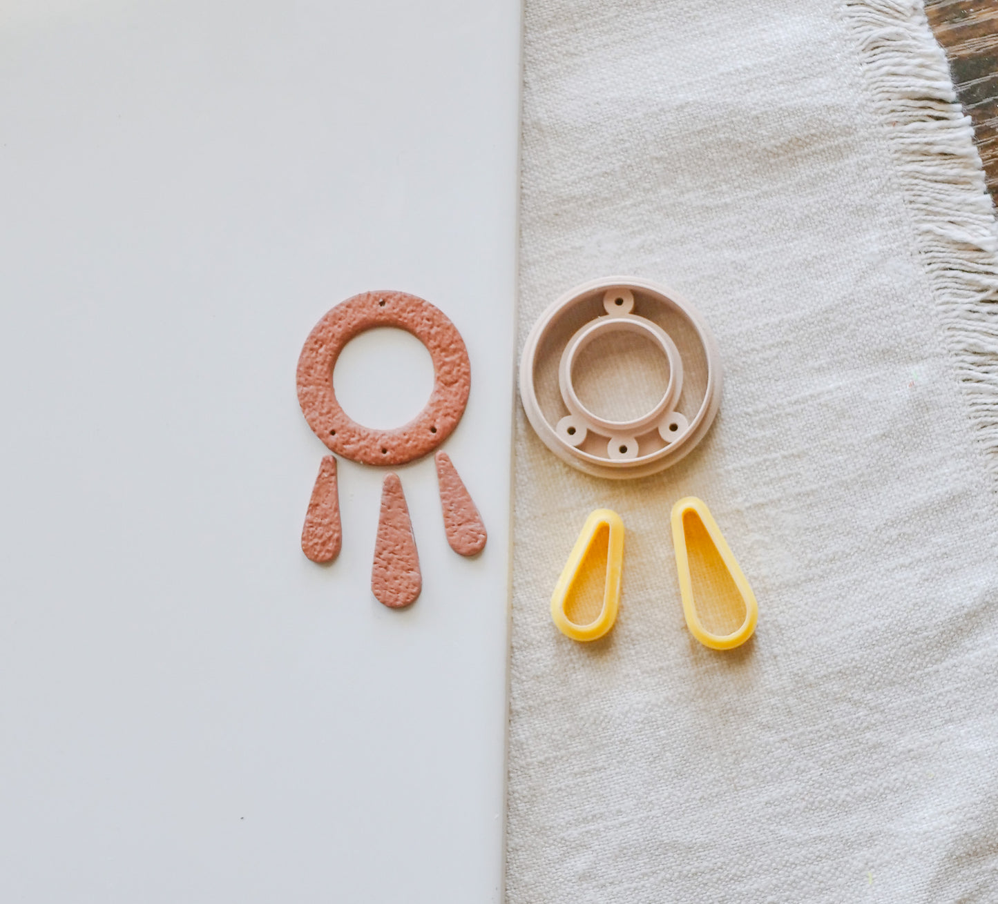 Round Donut Polymer Clay Cutter Set image 0