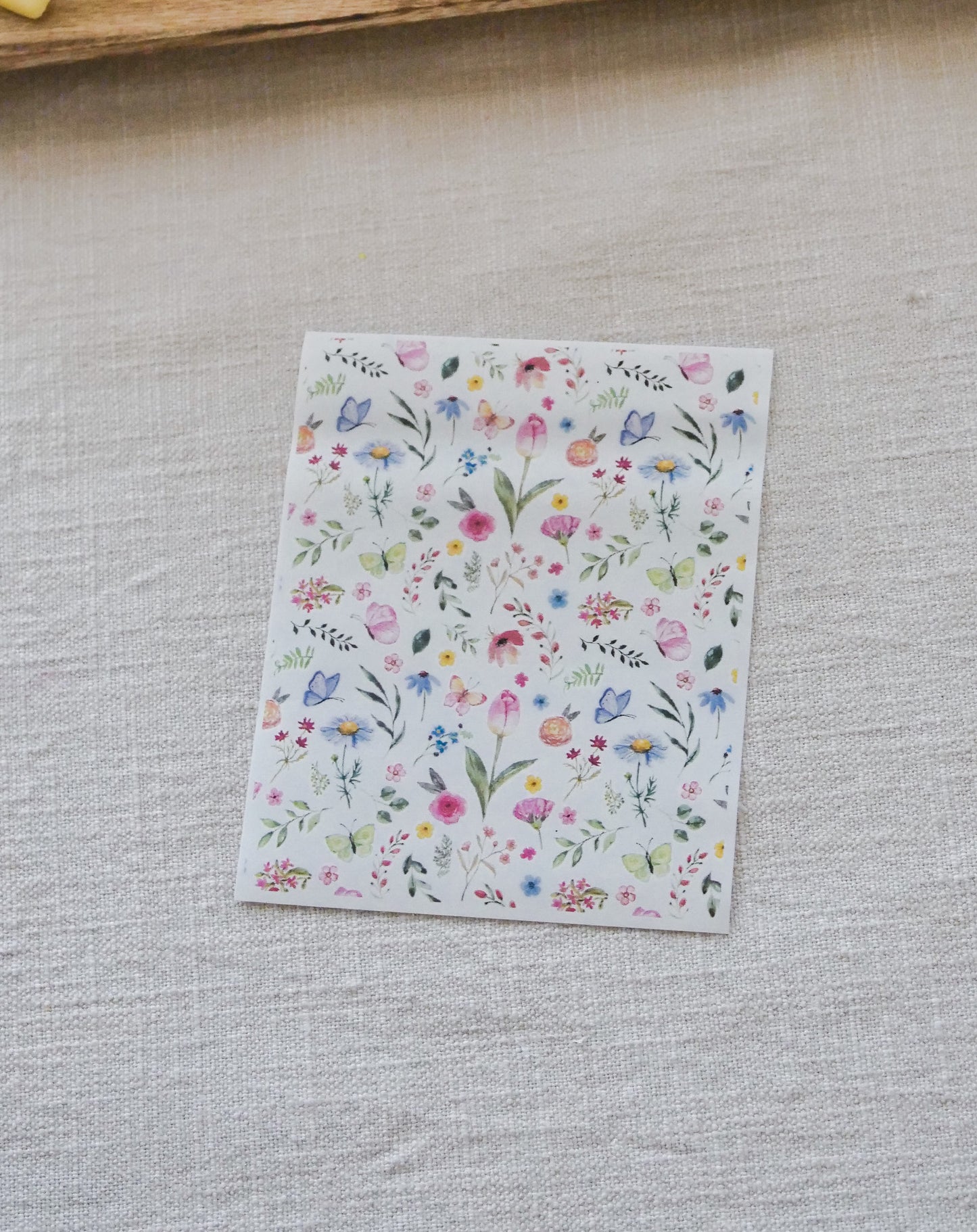 Spring Butterflies Transfer Sheet image 0