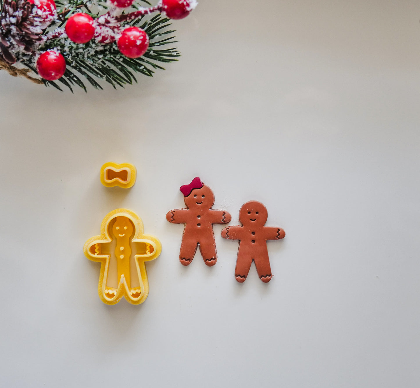 Gingerbread Polymer Clay Cutter image 2