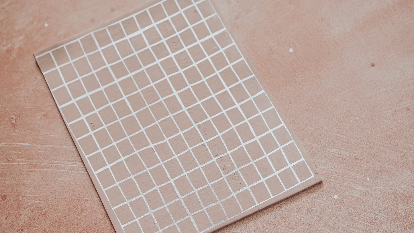 Wavy Pool Tile Silkscreen Stencil image 1