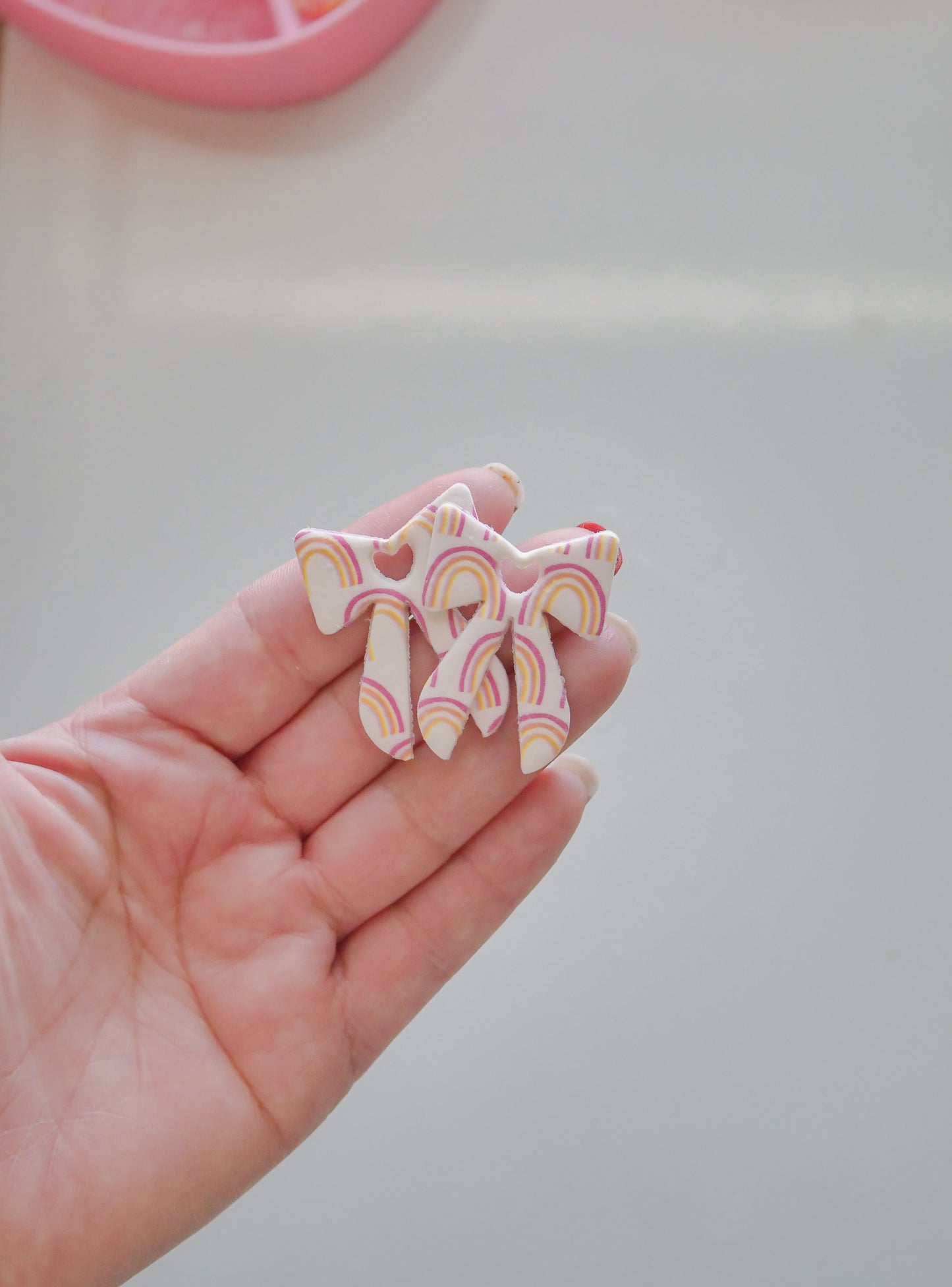 Bow Heart Cut Out Polymer Clay Cutter image 3