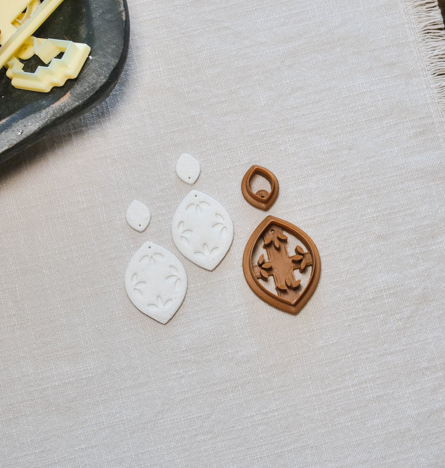 Talavera Easter Egg Polymer Clay Cutter Set image 2