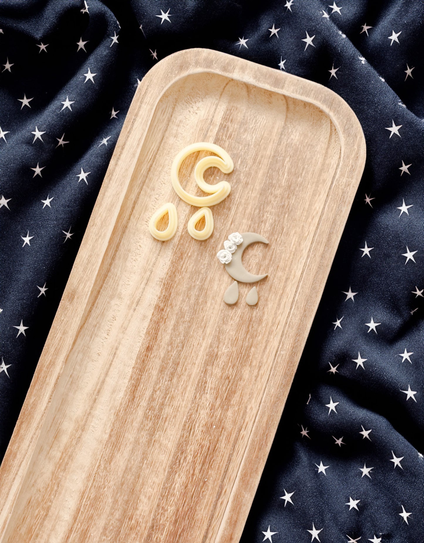 Crescent Moon Polymer Clay Cutter Set image 0