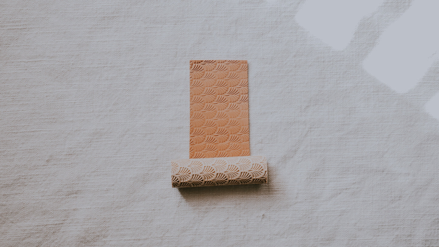 Scallop Textured Roller For Polymer Clay image 1