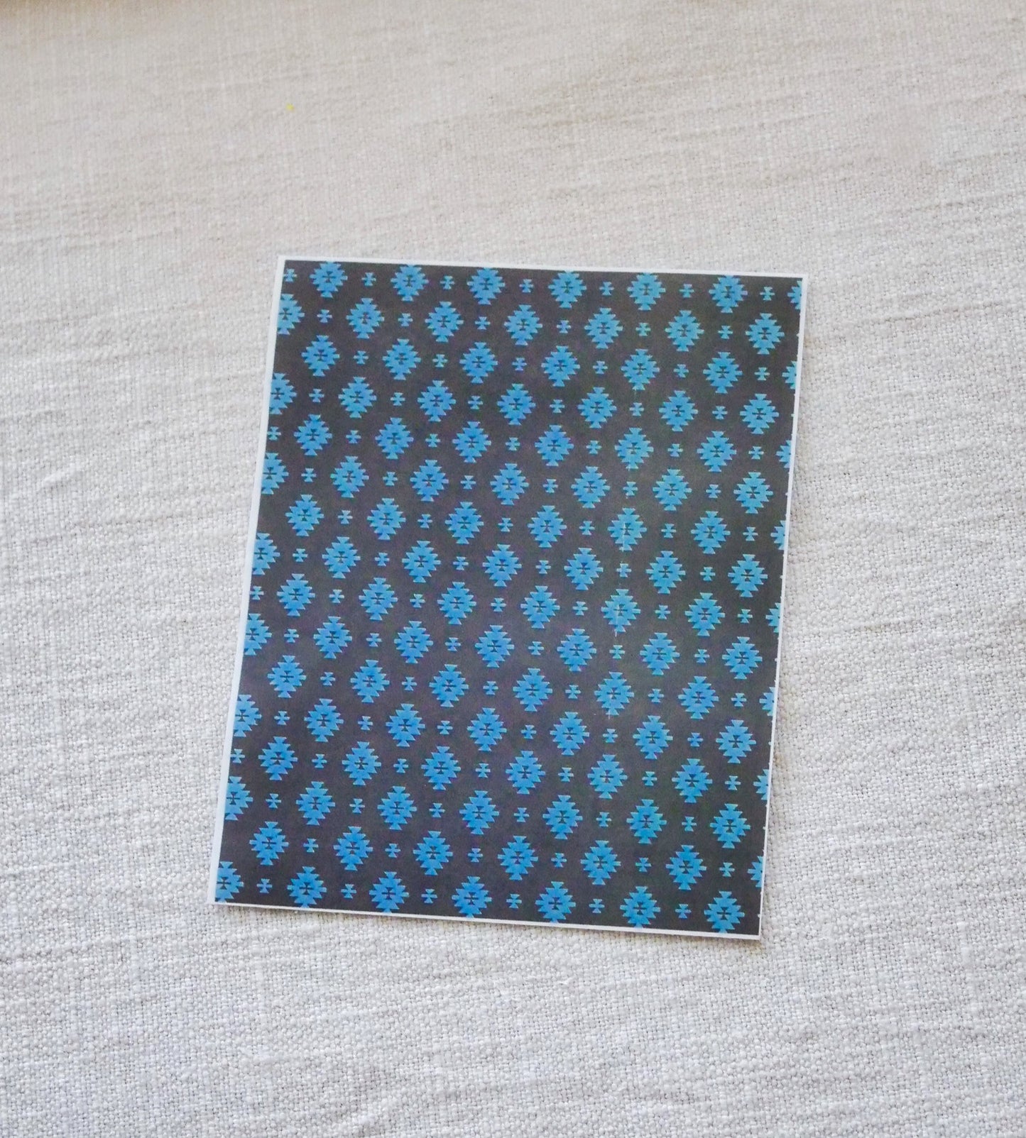 Turquoise Western Transfer Sheets image 0