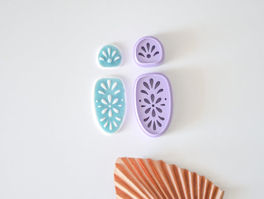 Modern Rounded Floral Cutter Set | Hello Cutters