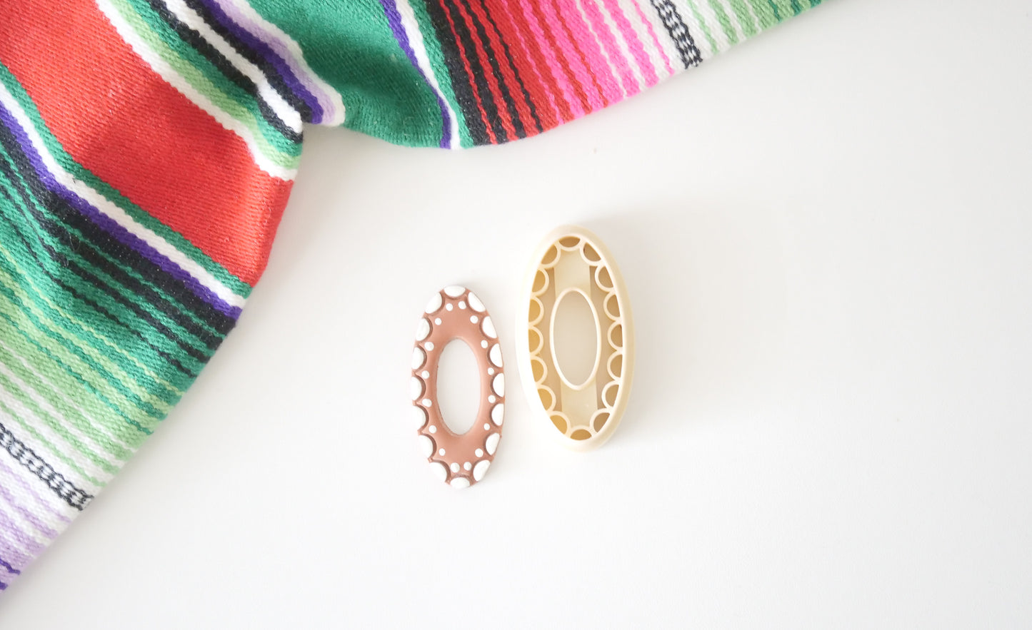 Oblong Talavera Polymer Clay Cutter | Hello Cutters