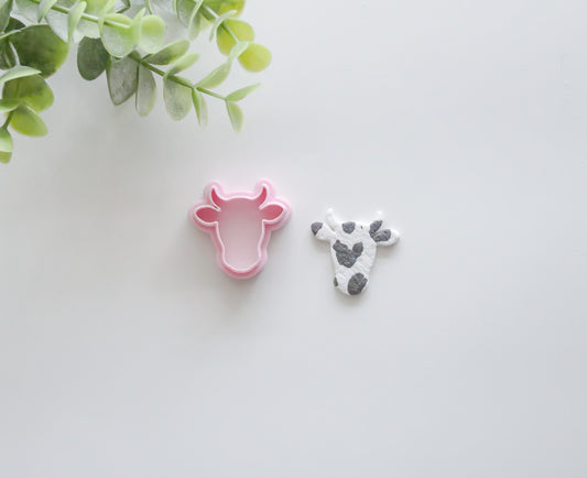 Cow Silhouette Polymer Clay Cutter – view 2 | Hello Cutters