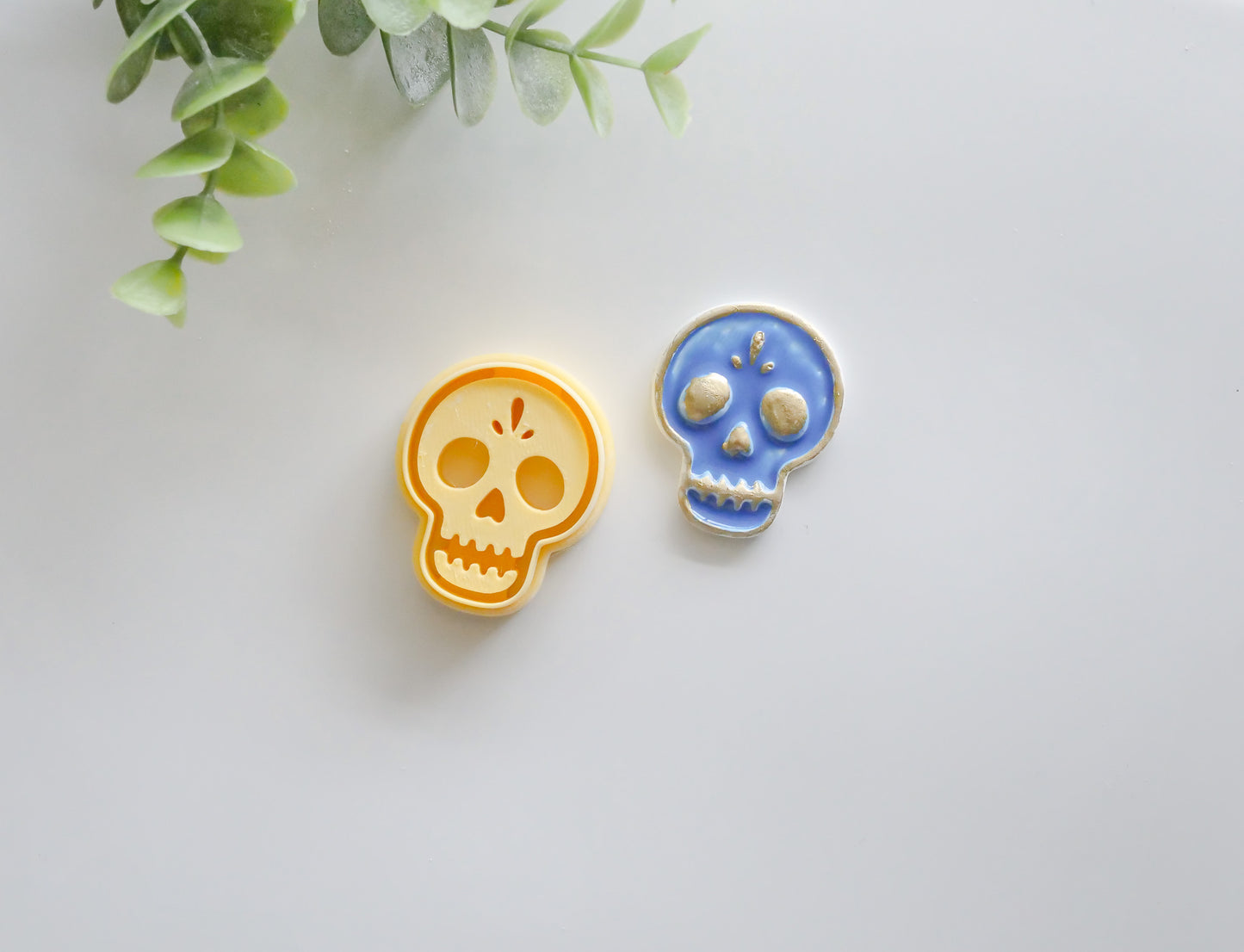 Día de los Muertos Embossed Skull Cutter