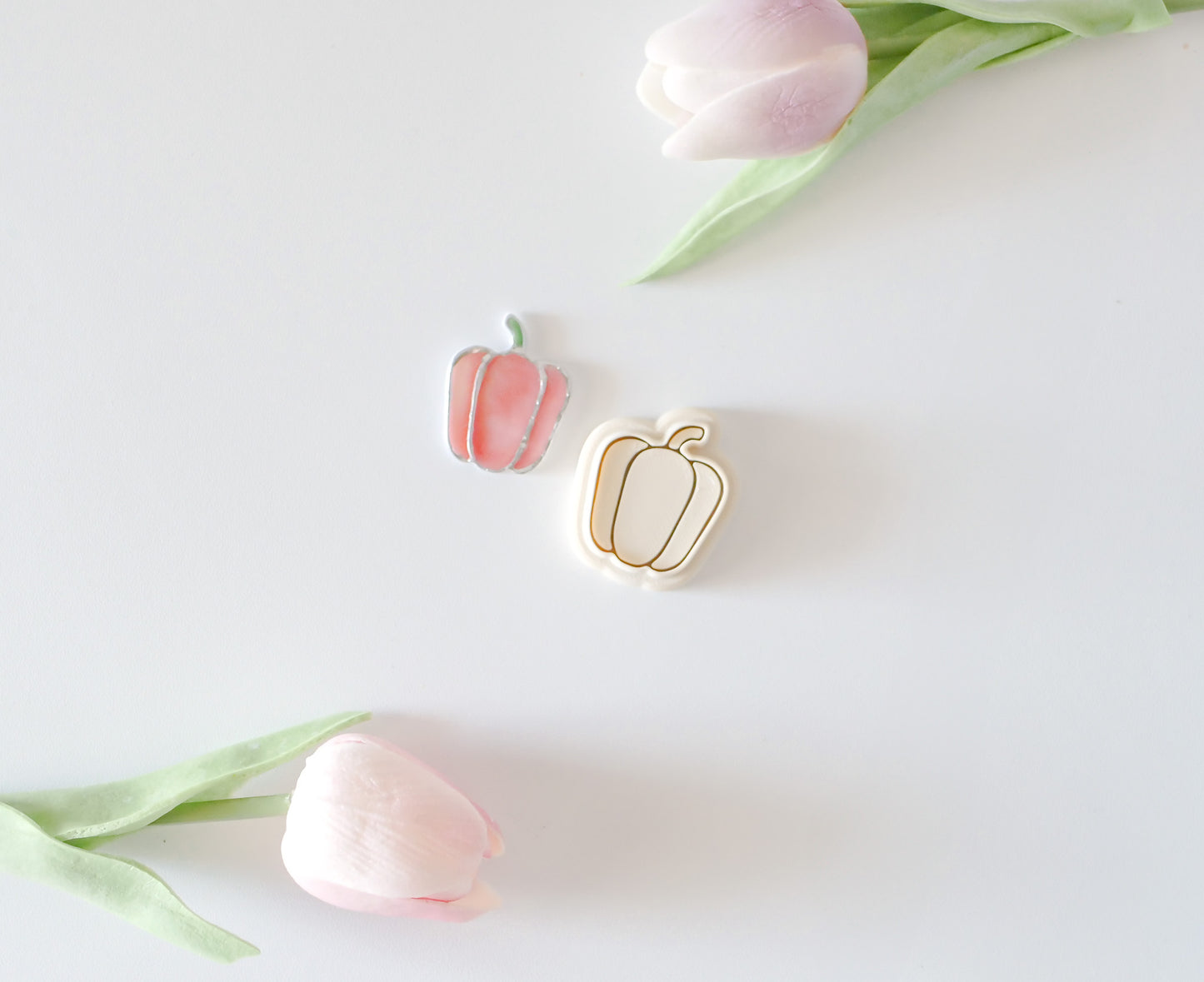 Stained Glass Pepper Polymer Clay Cutter