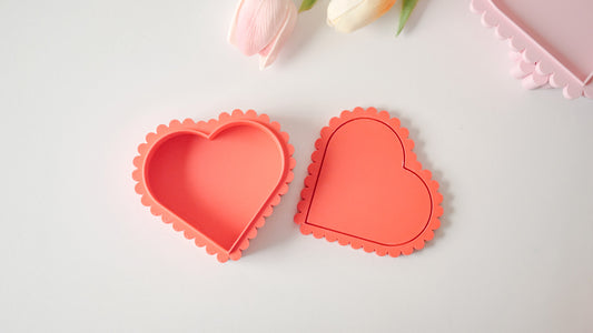 Heart Shape Stackable Organizer Polymer Clay Earring Cutter – view 2 | Hello Cutters