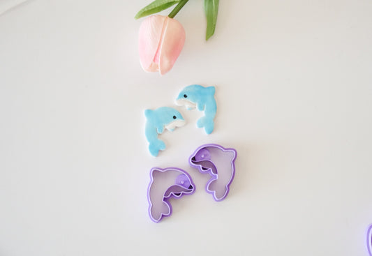 dolphin polymer clay cutter designed by hello