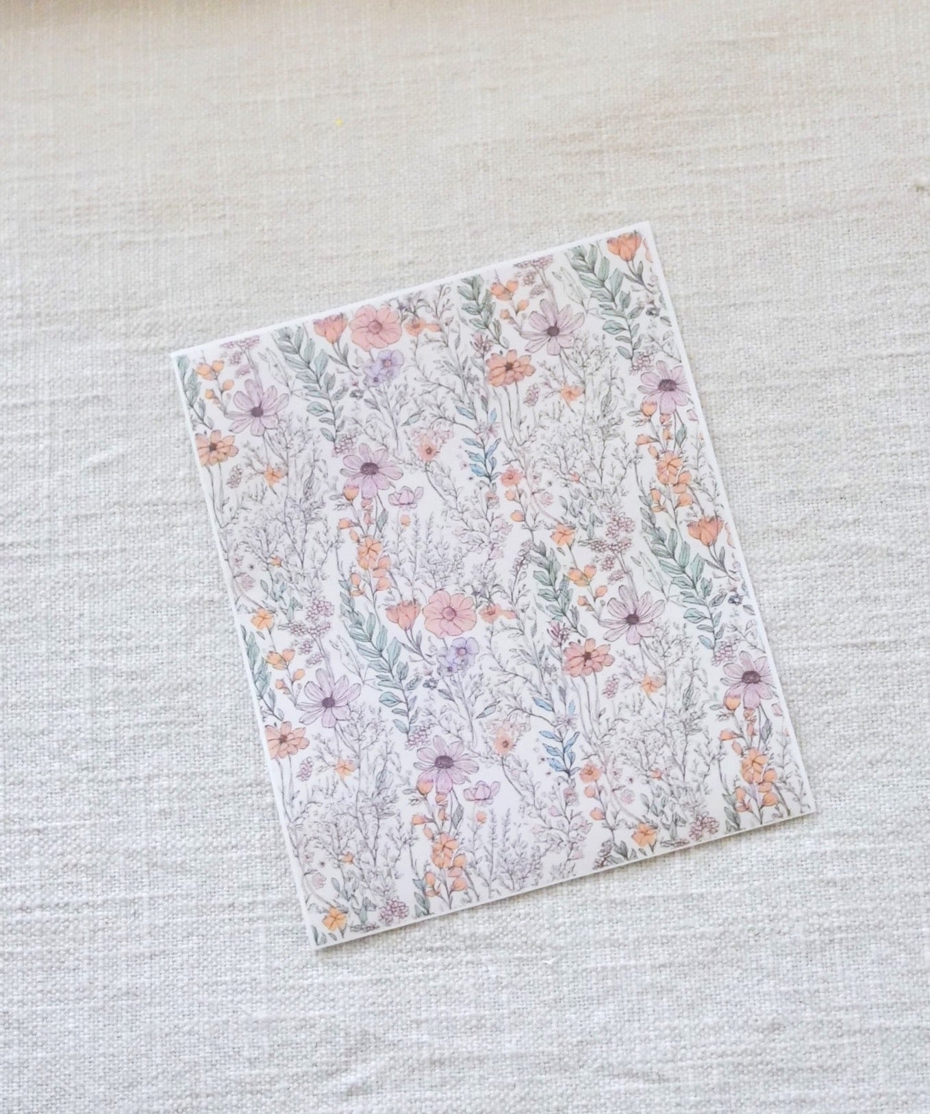 Western Flower Transfer Sheets image 0