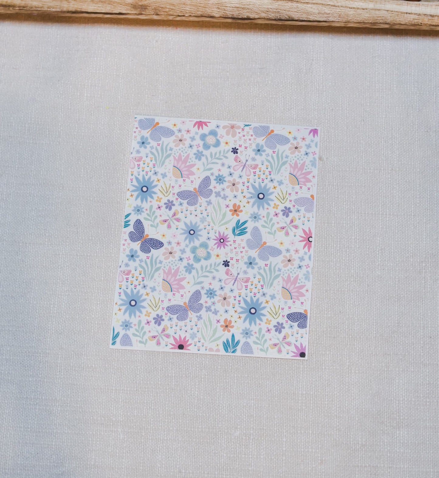 Purple Butterflies Transfer Sheet image 1