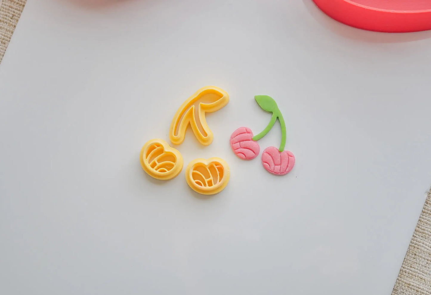 Concha Cherries Polymer Clay Cutter Set image 0