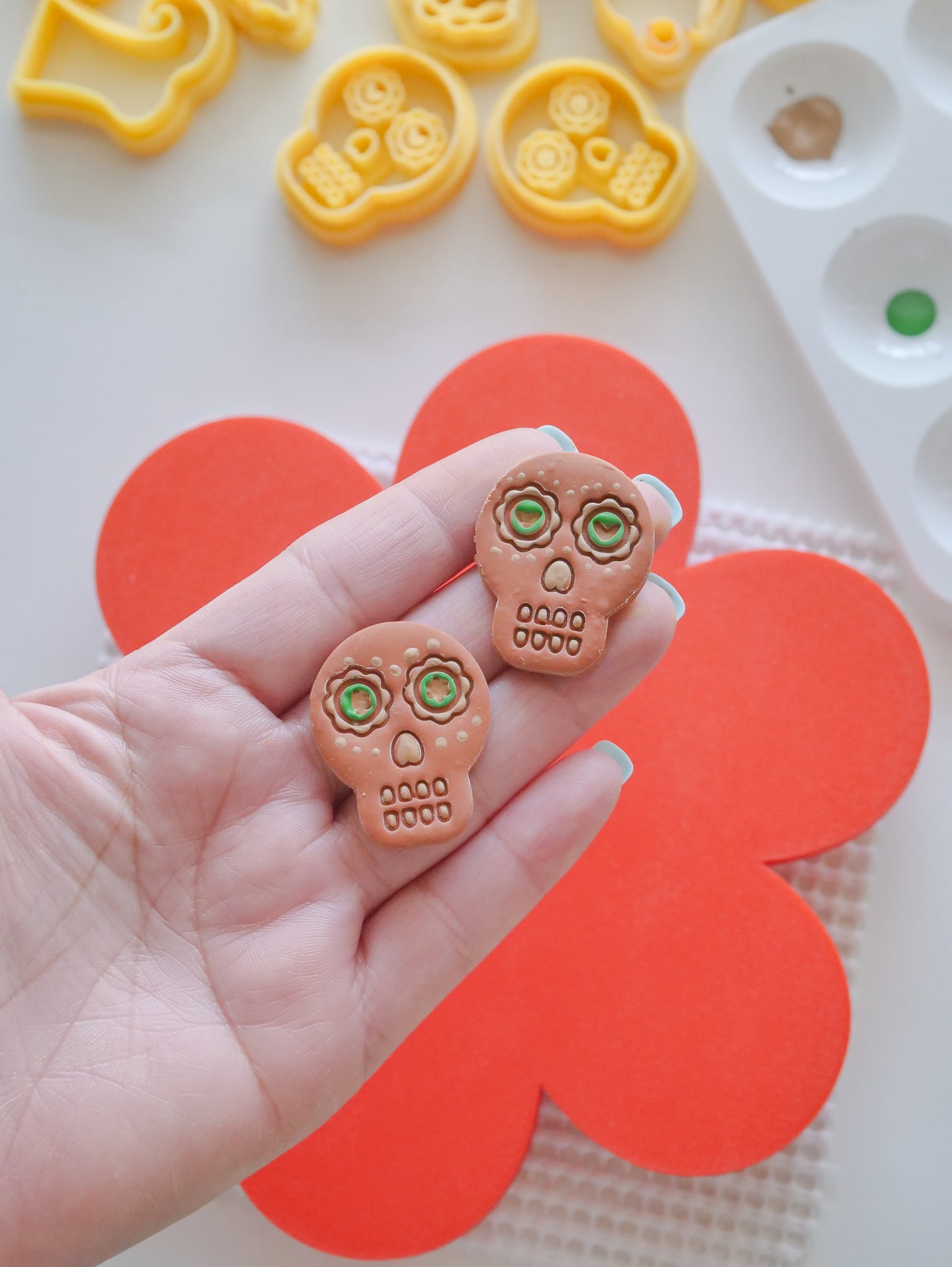 Calavera Polymer Clay Cutter image 4