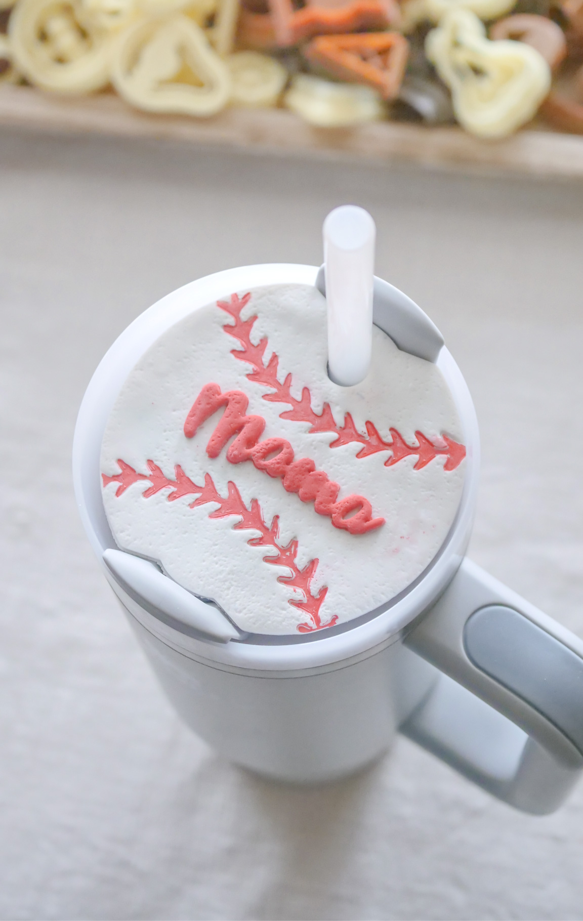 Baseball Polymer Clay Topper Cutter image 1