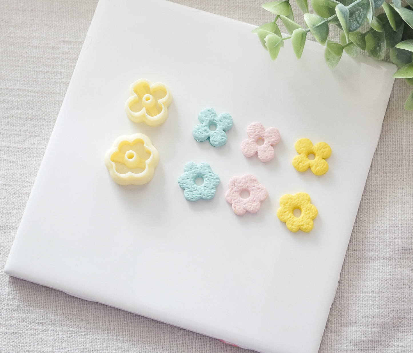 Flower Donut Hole Polymer Clay Cutter image 4