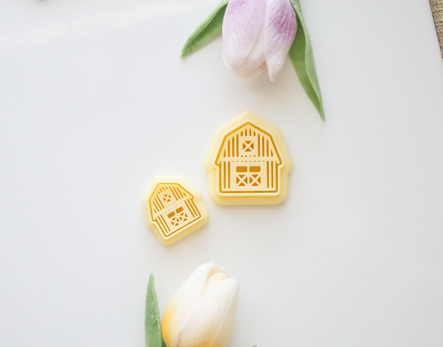 Barn Imprint Polymer Clay Cutter image 0