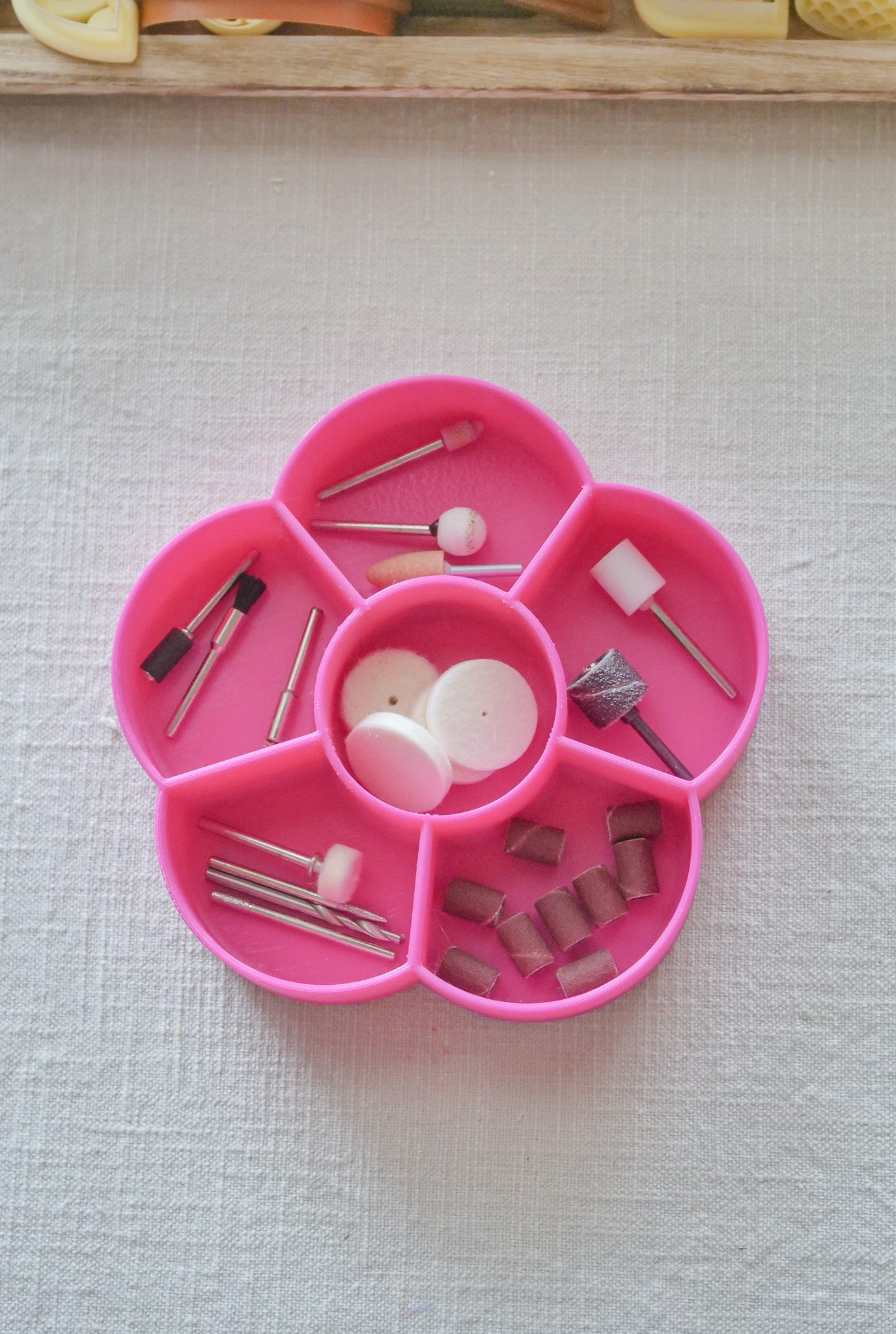 Flower Clay & Charm Polymer Clay Tray image 0