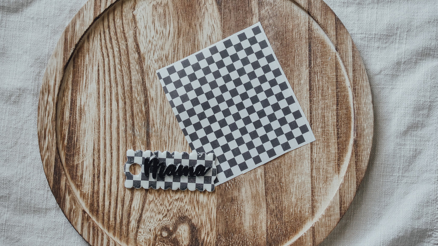 Checker Transfer Sheets image 1