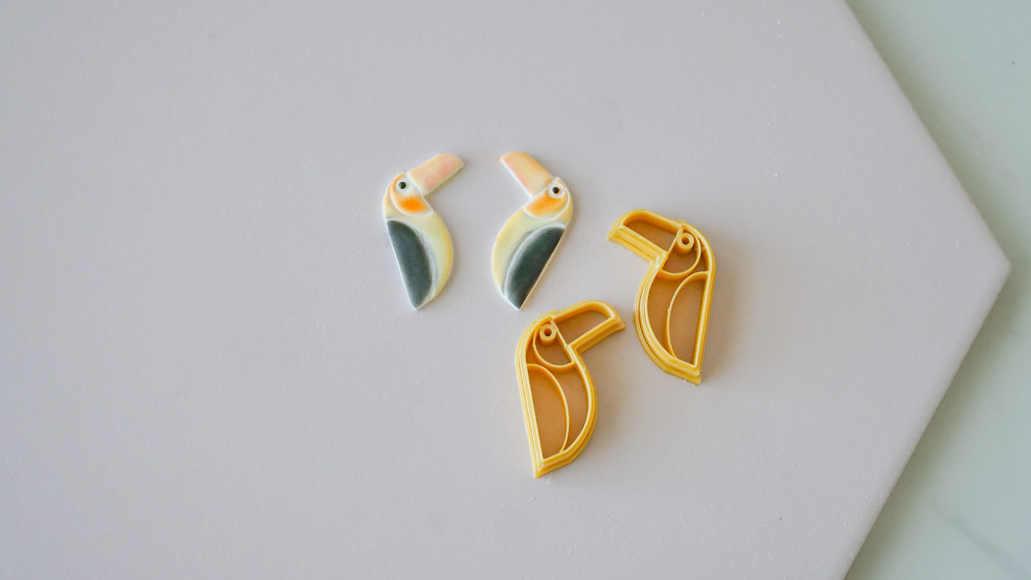 Toucan Shape Polymer Clay Cutter image 0