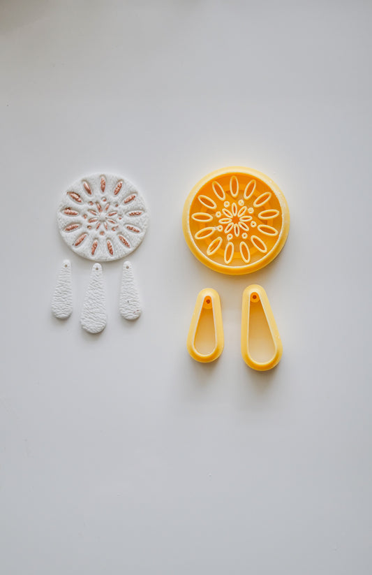 Round Flower Polymer Clay Cutter image 1