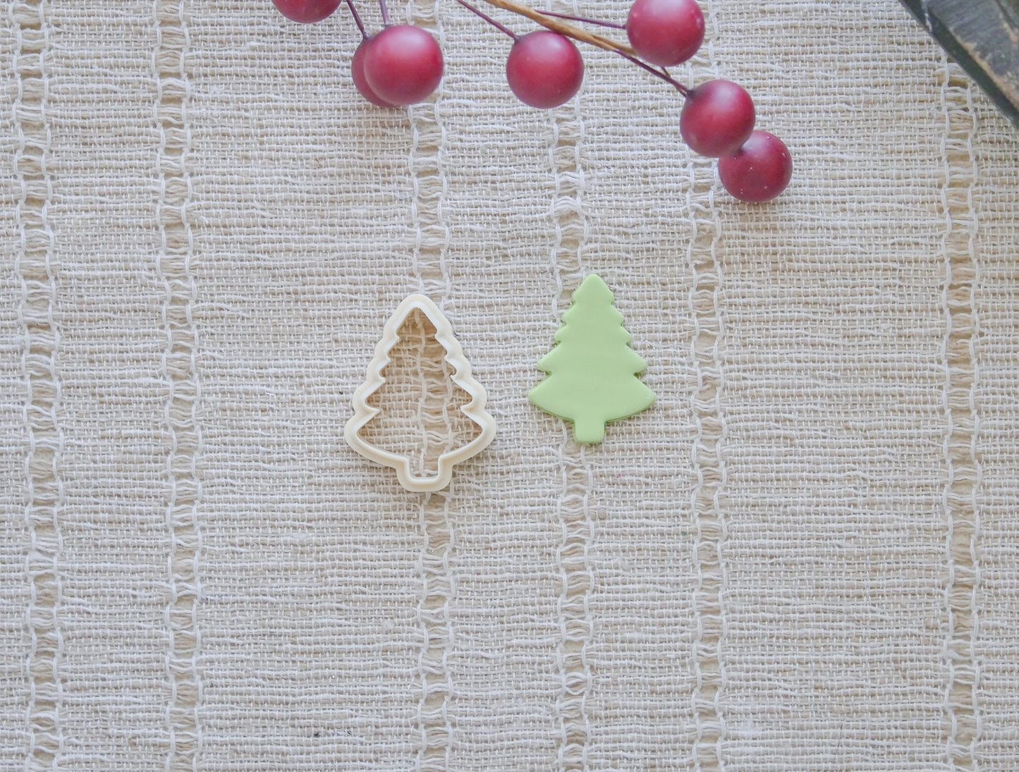 Christmas Tree Polymer Clay Cutter image 0