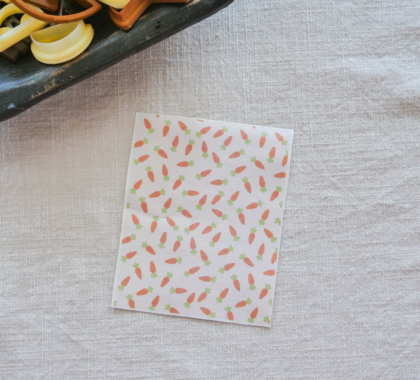 Pink Carrots Strokes Polymer Clay Transfer Sheets image 0